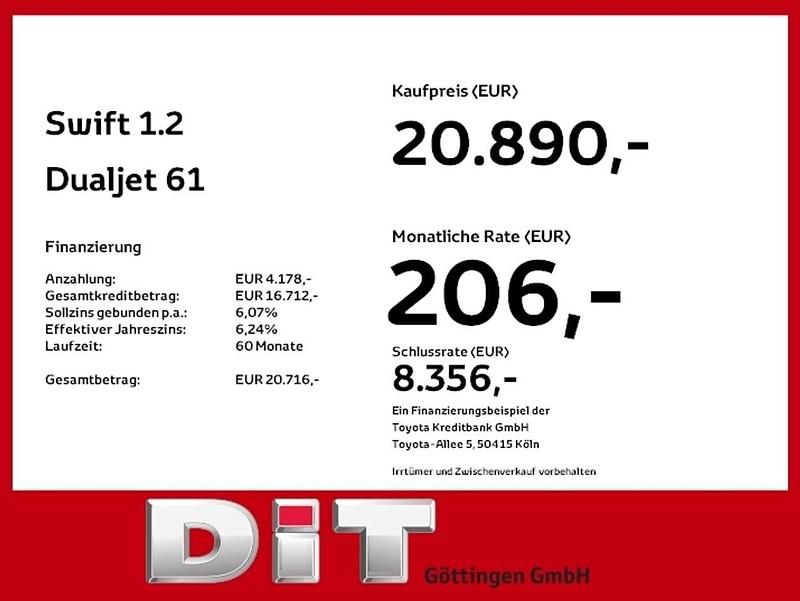 Neu Suzuki Swift Comfort 83 PS (61 kW) 2026 Flame orange pearl Kleinwagen