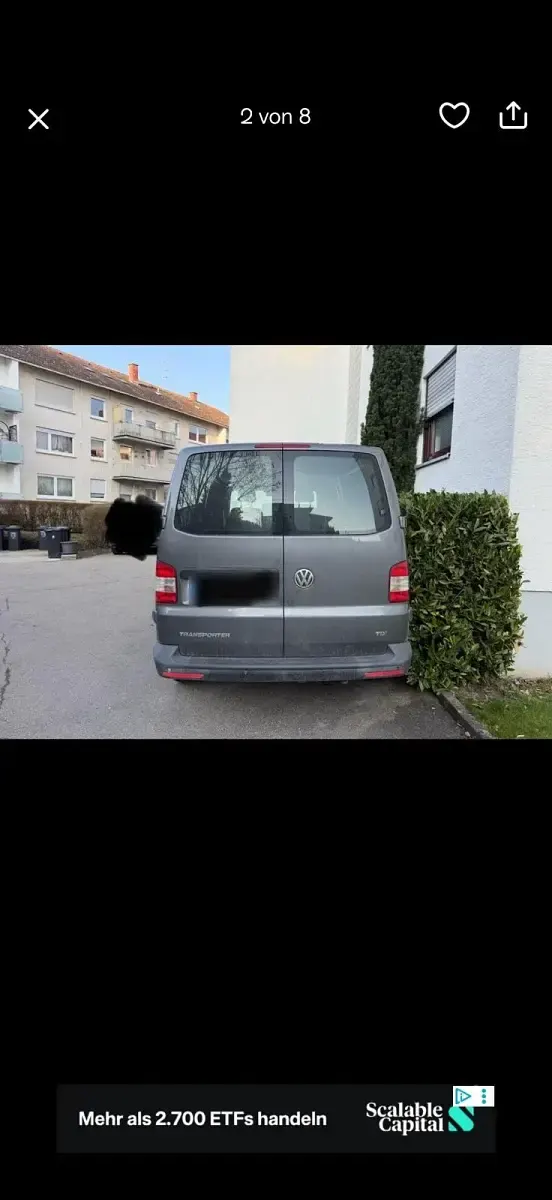 Gebraucht VW T5 140 PS (102 kW) 2014 Grau Van