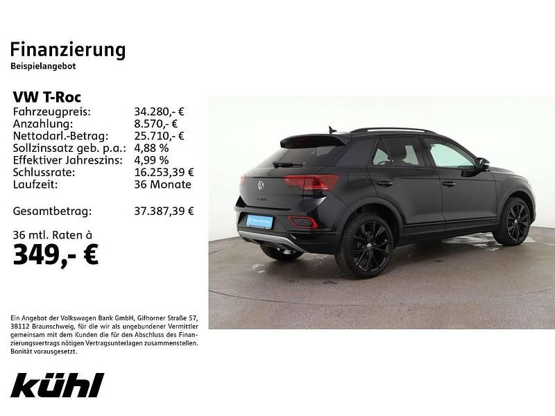 Neu VW T-Roc Style 150 PS (110 kW) 2025 Grenadillschwarz metallic SUV