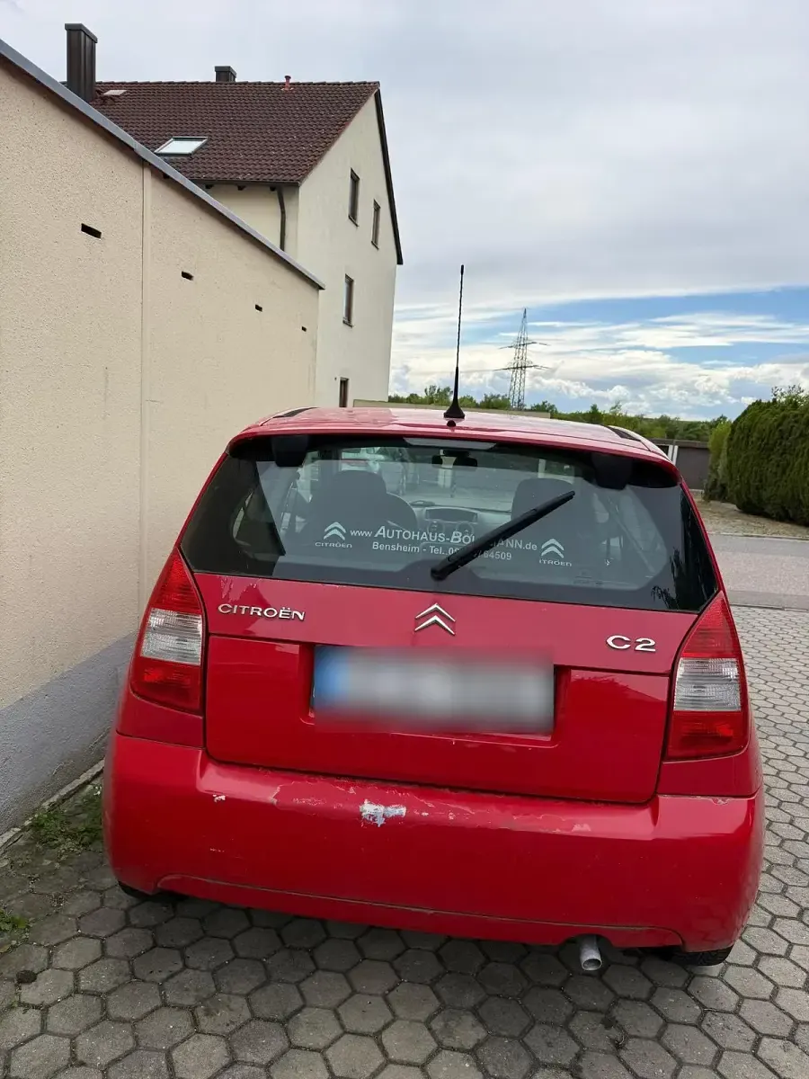 Gebraucht Citroën C2 71 PS (52 kW) 2006 Rot Kleinwagen