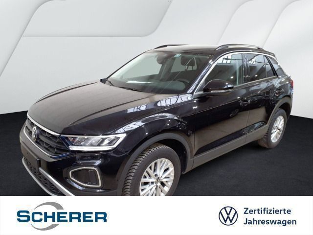 Deep black perleffekt (metallic) Gebraucht 2024 VW T-Roc Life SUV | 22.400 € (Guter Preis) - Bild 1/4