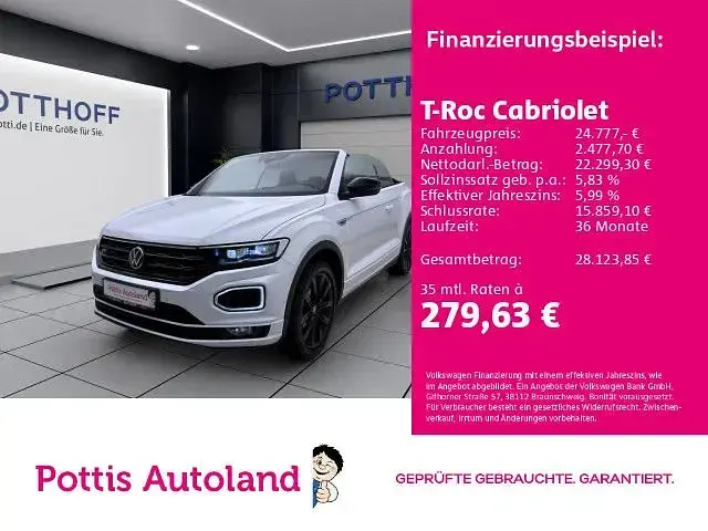 Gebraucht VW T-Roc Cabriolet R-line 150 PS (110 kW) 2021 Cabrio