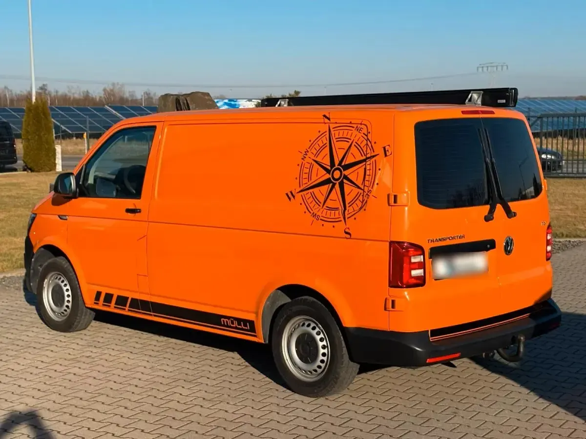 Używany VW T6 102 KM (75 kW) 2018 Pomarańczowy Van