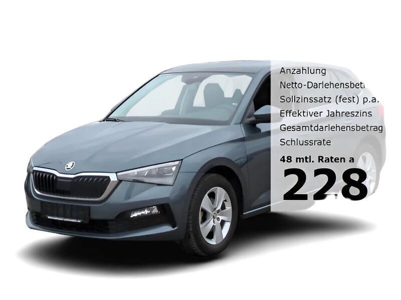 Grau Gebraucht 2021 Skoda Scala Style Kleinwagen | 21.249 € (Superpreis) - Bild 1/4