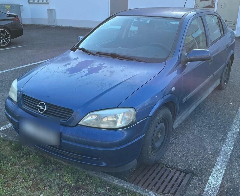 Blau Gebraucht 2001 Opel Astra Limousine | 500 € (Superpreis) - Bild 1/3