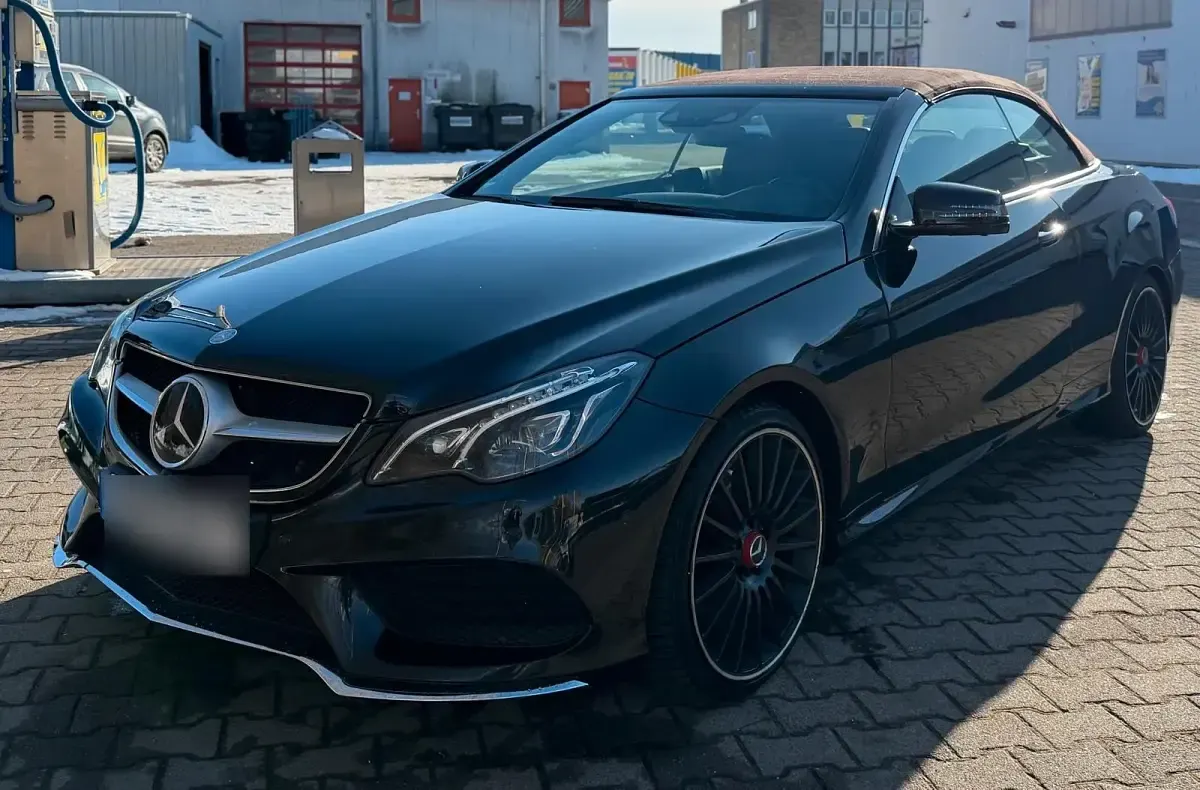 Second-hand Mercedes E350 AMG line 252 CP (185 kW) 2013 Negru Cabrio