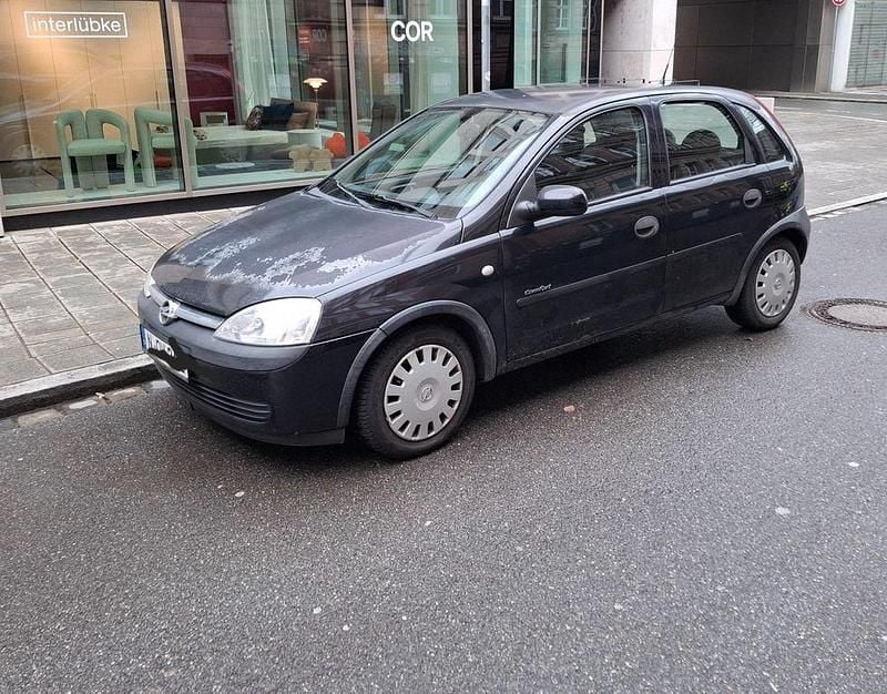 Gebraucht Opel Corsa 75 PS (55 kW) 2003 Schwarz Kleinwagen