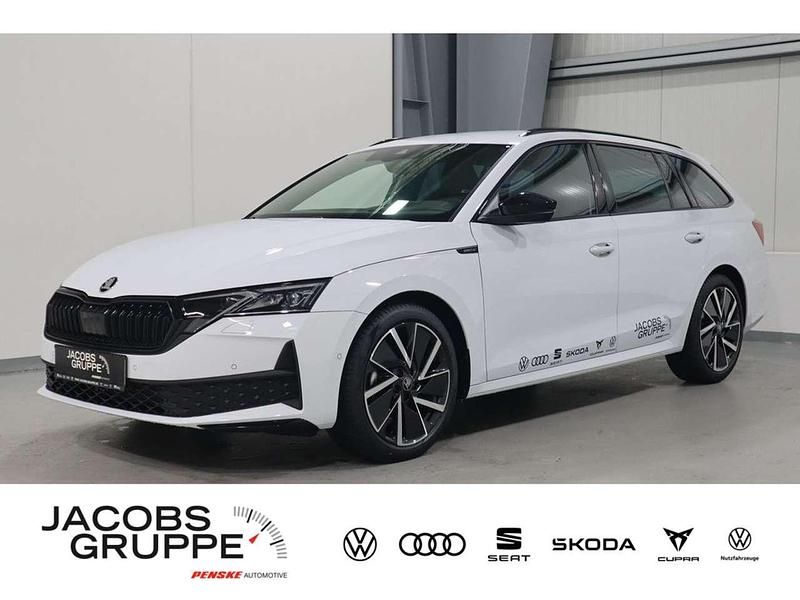 Weiß Gebraucht 2025 Skoda Octavia SportLine Kombi | 44.895 € - Bild 1/4