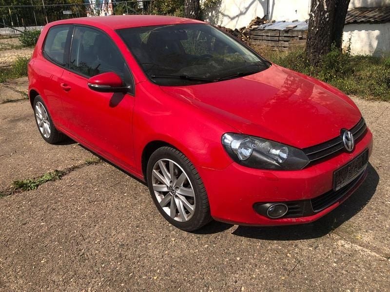 Rot Gebraucht 2009 VW Golf VI Highline Limousine | 1.990 € (Superpreis) - Bild 1/4