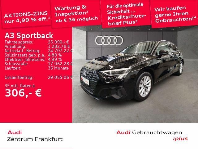 Gebraucht Audi A3 Sport 150 PS (110 kW) 2022 Schwarz Limousine