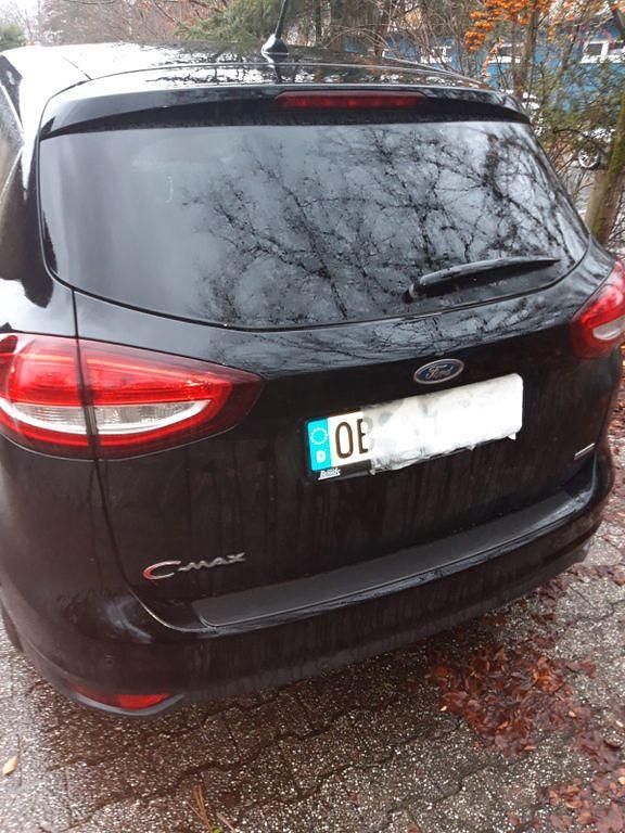 Gebraucht Ford C-MAX Titanium 125 PS (91 kW) 2018 Schwarz Van / Kleinbus