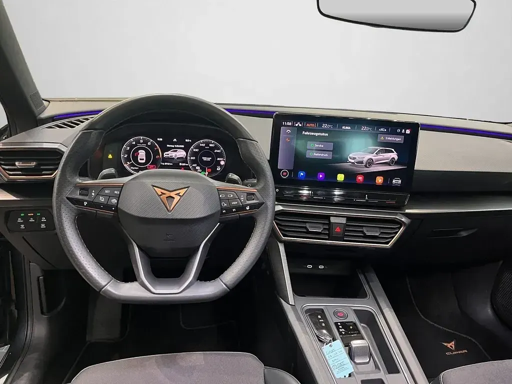 Gebraucht Cupra Leon 150 PS (110 kW) 2023 Magnetic grau metallic (metallic) Limousine