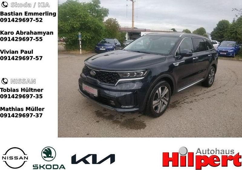 (b4u) gravity blau met. (metallic) Gebraucht 2021 Kia Sorento Spirit SUV | 29.940 € (Fairer Preis) - Bild 1/4
