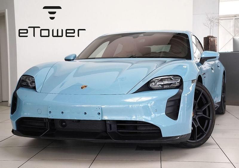 Blau Gebraucht 2022 Porsche Taycan GTS Limousine | 68.990 € (Superpreis) - Bild 1/4