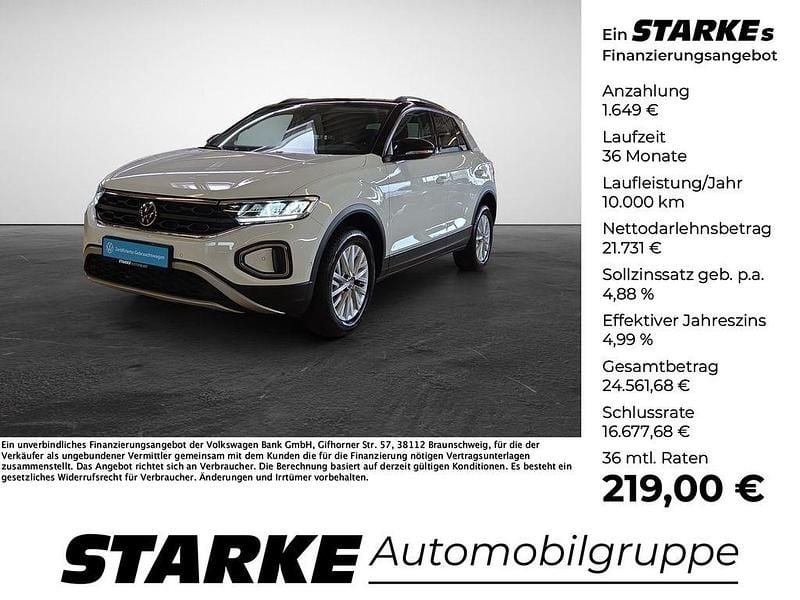 Gebraucht VW T-Roc Life 116 PS (85 kW) 2025 Weiß SUV