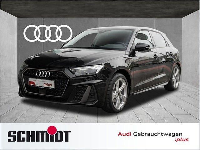 Mythosschwarz metallic Gebraucht 2023 Audi A1 Sportback S-Line Kleinwagen | 25.840 € (Guter Preis) - Bild 1/2