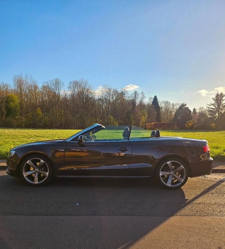 Braun Gebraucht 2010 Audi A5 Cabriolet Cabrio | 12.800 € (Teuer) - Bild 1/4