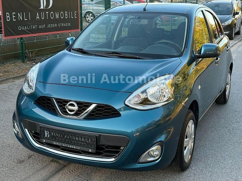 Blau Gebraucht 2016 Nissan Micra Acenta Kleinwagen | 5.490 € (Fairer Preis) - Bild 1/4