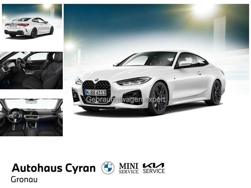Mineralweiß (metallic) Gebraucht 2021 BMW 420 Shadowline Coupé | 35.490 € (Etwas zu teuer) - Bild 1/4