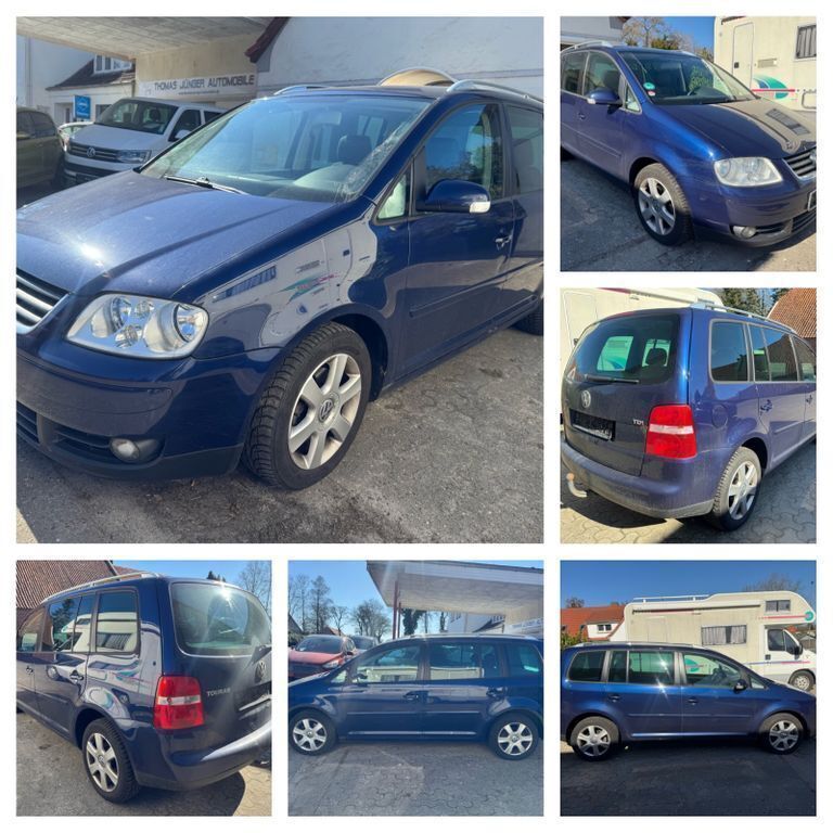 Blau Gebraucht 2004 VW Touran Highline Van / Kleinbus | 1.999 € (Etwas zu teuer) - Bild 1/4