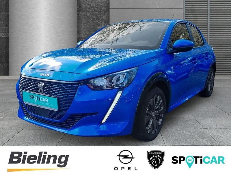 Blau Gebraucht 2021 Peugeot e-208 Active Kleinwagen | 14.900 € (Fairer Preis) - Bild 1/4