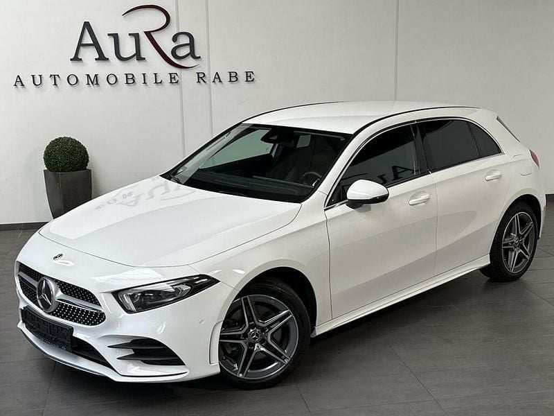 Polarweiã Gebraucht 2022 Mercedes A250 AMG line Limousine | 25.749 € (Guter Preis) - Bild 1/4