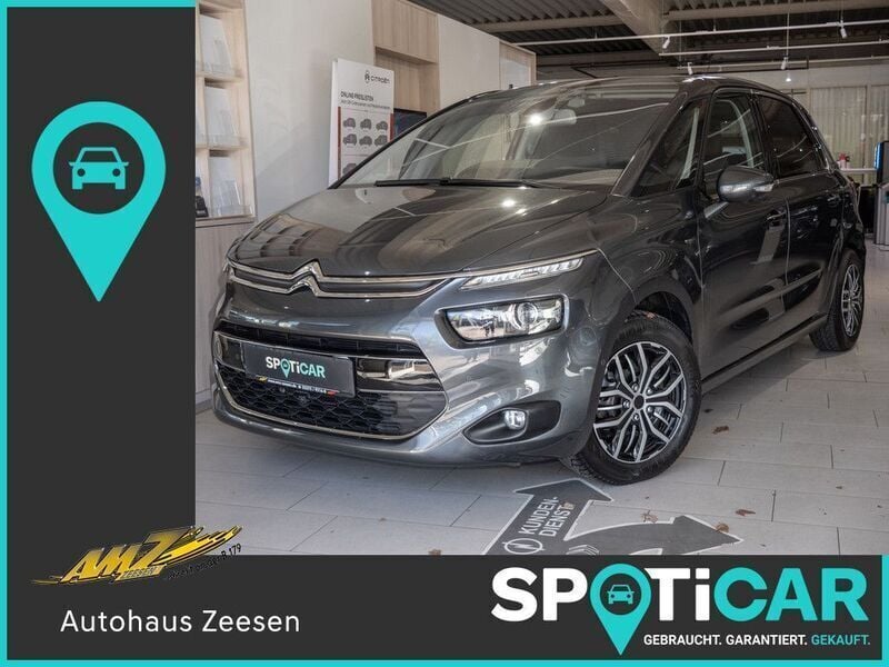 Sharkgrau (metallic) Gebraucht 2016 Citroën C4 Picasso Exclusive Van / Kleinbus | 15.850 € (Teuer) - Bild 1/4