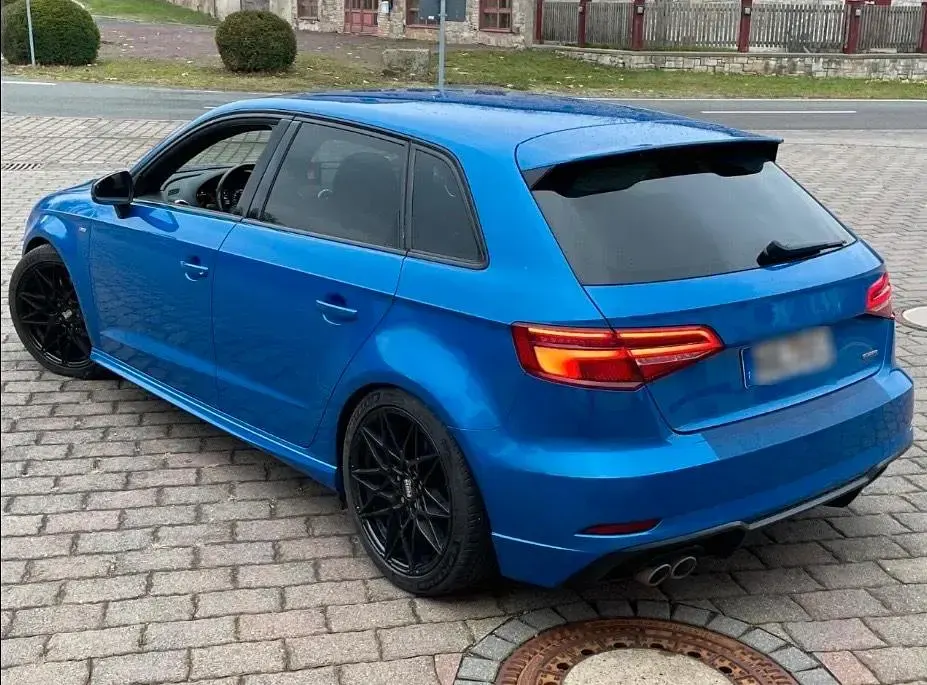 Brugt Audi A3 Sportback 184 HK (135 kW) 2017 Blå Hatchback