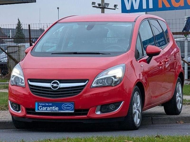 Gebraucht Opel Meriva drive 140 PS (102 kW) 2016 Rot Van / Kleinbus