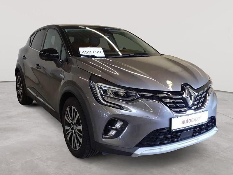 Stahlgrau metallic/dach in blackpearlschwarz Gebraucht 2022 Renault Captur Initiale Paris SUV | 21.990 € (Fairer Preis) - Bild 1/4