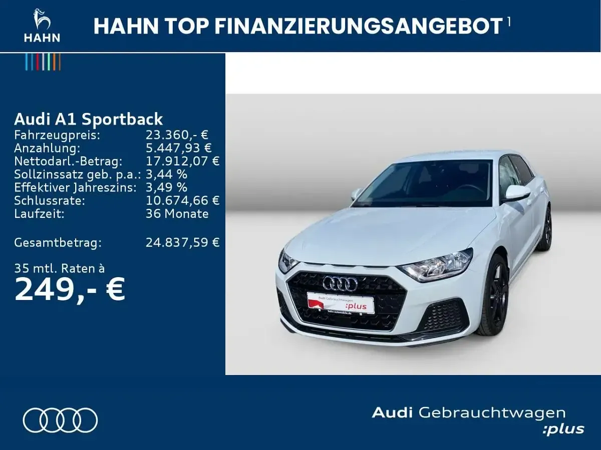 Gebraucht Audi A1 Advanced 95 PS (69 kW) 2025 Gletscherweiß metallic SUV