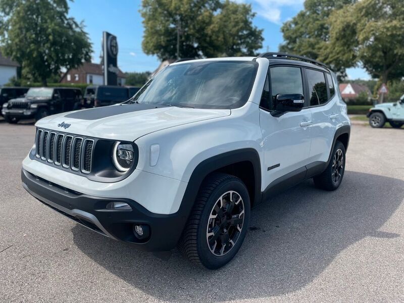 Alpine white/dach schwarz Gebraucht 2023 Jeep Renegade SUV | 36.980 € - Bild 1/4
