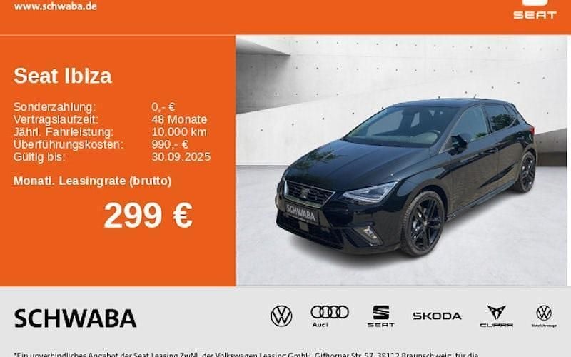 Schwarz Neu 2025 Seat Ibiza Black Edition Limousine | 25.890 € (Fairer Preis) - Bild 1/4