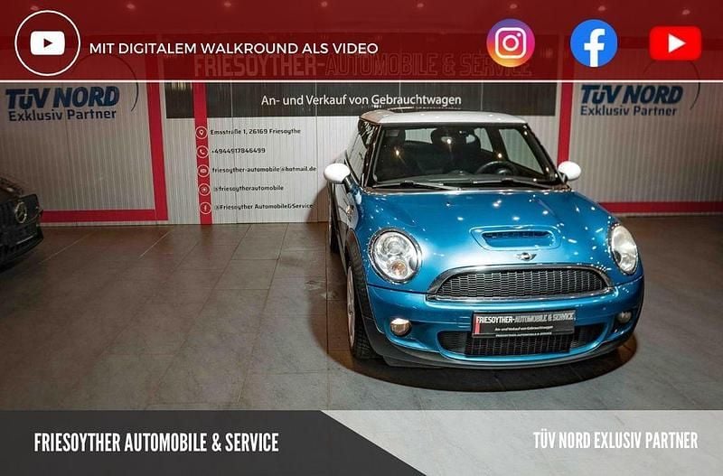 Blau Gebraucht 2008 Mini Cooper S Kleinwagen | 2.990 € (Superpreis) - Bild 1/4