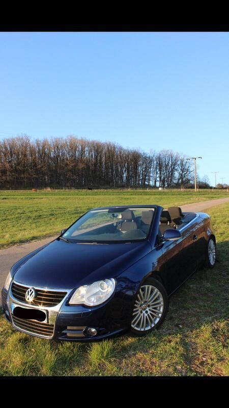 Blau Gebraucht 2007 VW Eos Cabrio | 3.000 € (Superpreis) - Bild 1/4