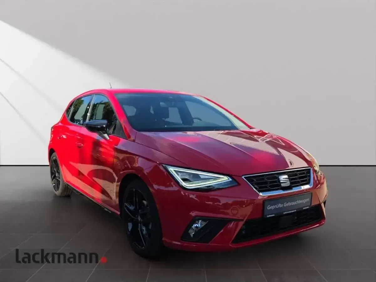 Gebraucht Seat Ibiza Black Edition 150 PS (110 kW) 2023 Rot Kleinwagen
