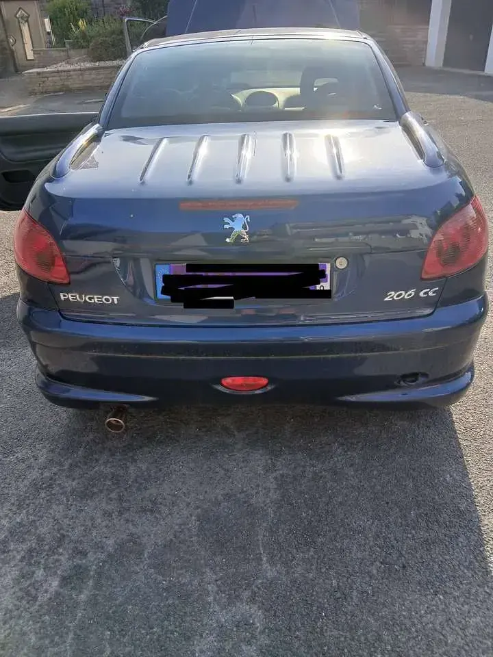 Gebraucht Peugeot 206 CC RC 109 PS (80 kW) 2006 Blau Cabrio
