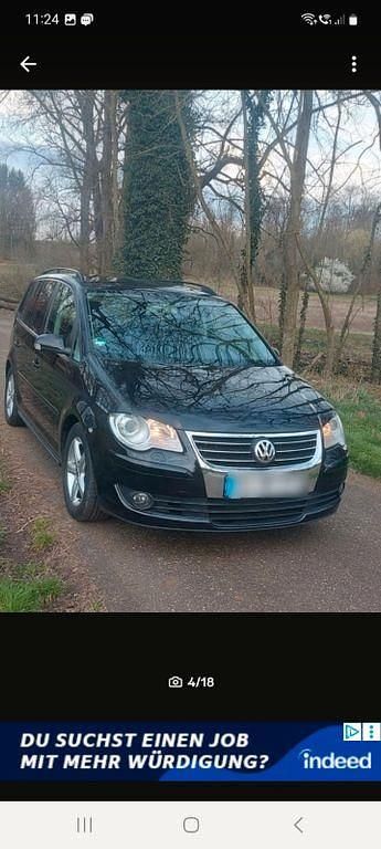 Gebraucht VW Touran 102 PS (75 kW) 2006 Schwarz Van / Kleinbus