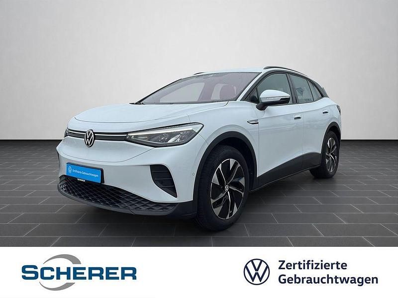 Gletscherweiß metallic (metallic) Gebraucht 2022 VW ID.4 Pro SUV | 27.880 € (Fairer Preis) - Bild 1/4