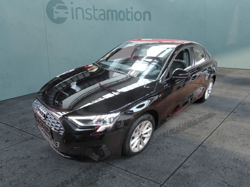Schwarz Gebraucht 2023 Audi A3 Limousine | 26.480 € (Guter Preis) - Bild 1/3