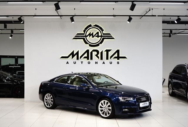 Blau Gebraucht 2015 Audi A5 S-Line Coupé | 18.449 € (Fairer Preis) - Bild 1/4