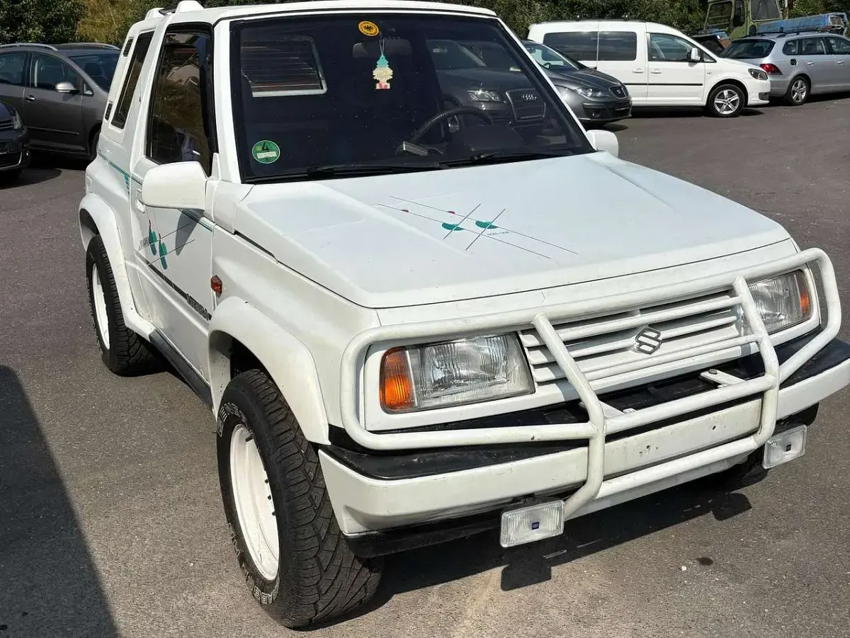 Gebraucht Suzuki Vitara 82 PS (60 kW) 1990 Weiß Cabrio