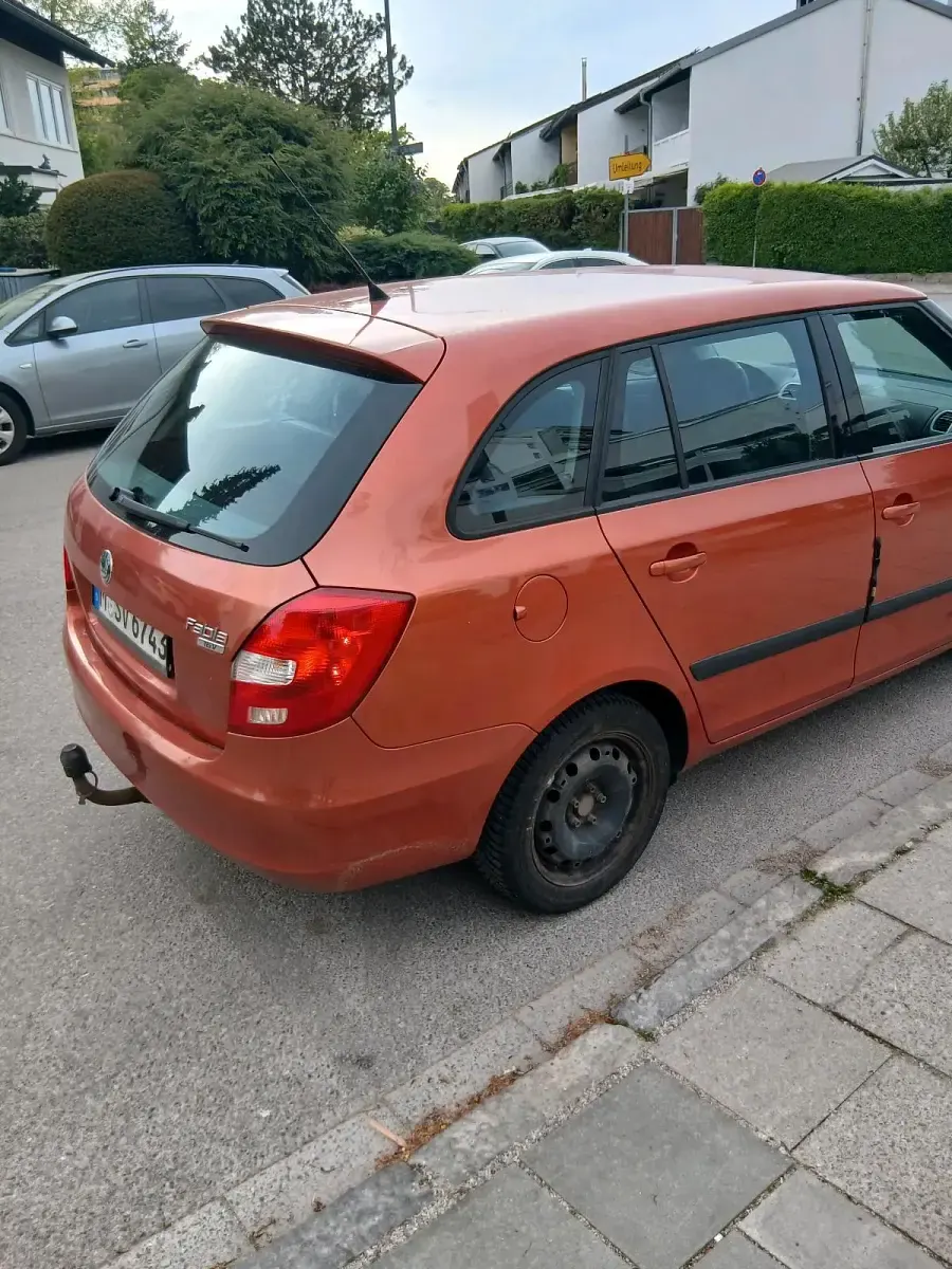 Gebraucht Skoda Fabia 86 PS (63 kW) 2008 Orange Kombi