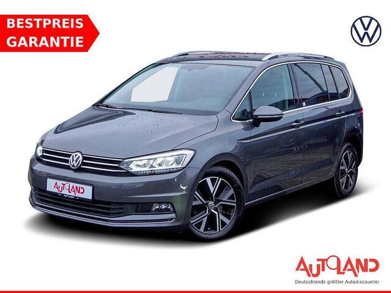 Gebraucht VW Touran Highline 150 PS (110 kW) 2020 Grau Van / Kleinbus