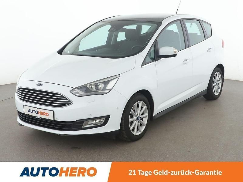 Weiß Gebraucht 2018 Ford C-MAX Titanium Van / Kleinbus | 13.140 € (Fairer Preis) - Bild 1/3