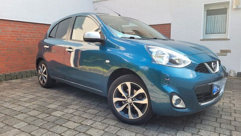 Grün Gebraucht 2016 Nissan Micra N-TEC Kleinwagen | 8.200 € (Fairer Preis) - Bild 1/4