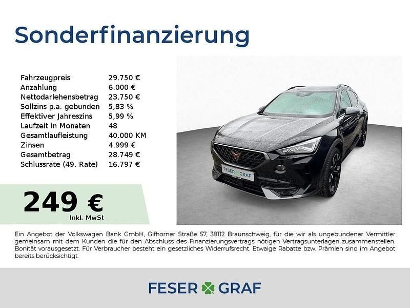 Gebraucht Cupra Formentor VZ 245 PS (180 kW) 2023 Mitternachtsschwarz SUV