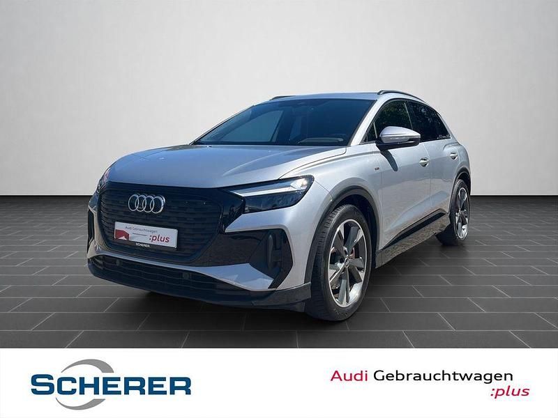 Silber (metallic) Gebraucht 2022 Audi Q4 e-tron Ambiente SUV | 39.900 € (Fairer Preis) - Bild 1/3