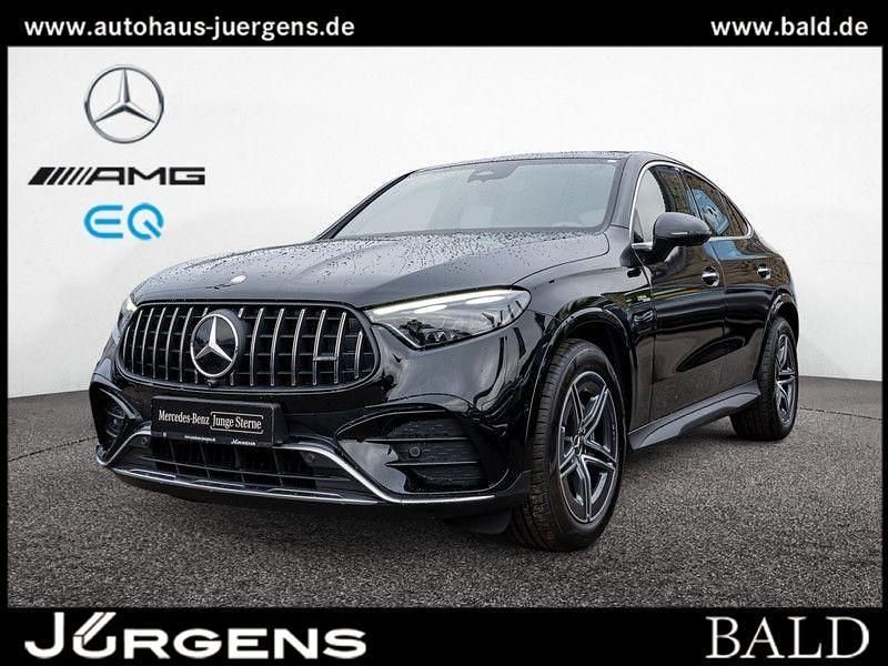 Schwarz obsidianschwarz metallic Gebraucht 2024 Mercedes GLC43 AMG AMG Coupé | 79.880 € - Bild 1/4