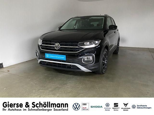 Deep black perleffekt (metallic) Gebraucht 2019 VW T-Cross Style SUV | 17.450 € (Etwas zu teuer) - Bild 1/4